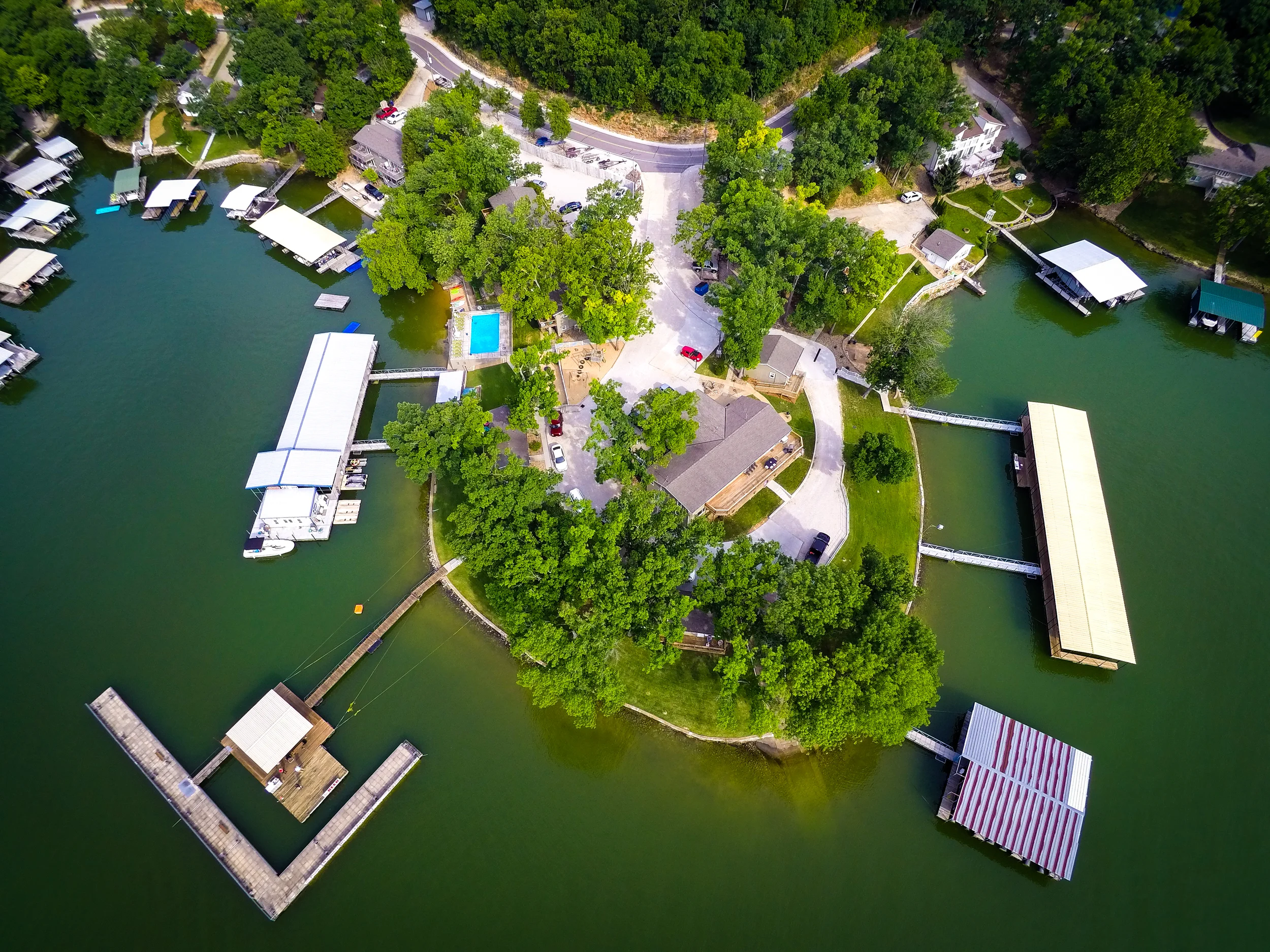 Aerial Photo of Point Randall Resort